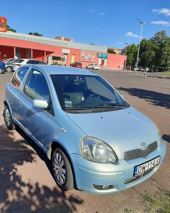 Toyota Yaris cena 3200 przebieg: 186000, rok produkcji 2003 z Wrocław małe 29